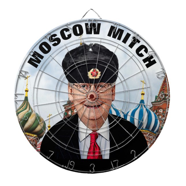 Moskva Mitch McConnell i ryska Hat Darttavla (Framsidan)