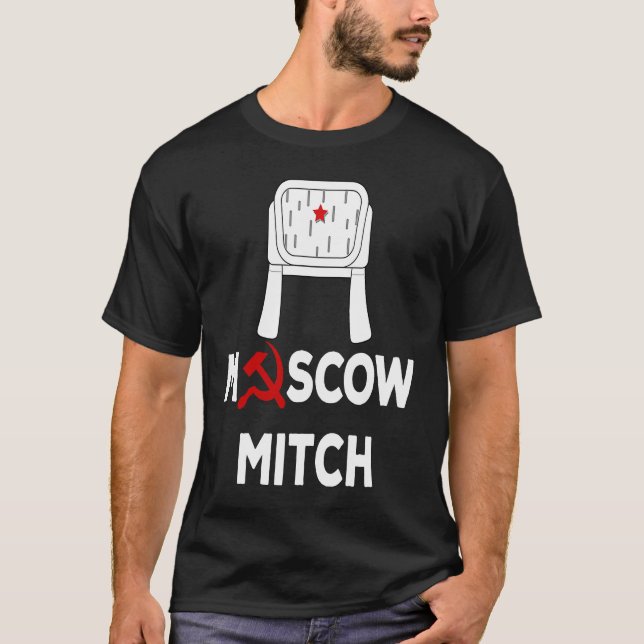 Moskva Mitch McConnell Nyet T Shirt (Framsida)
