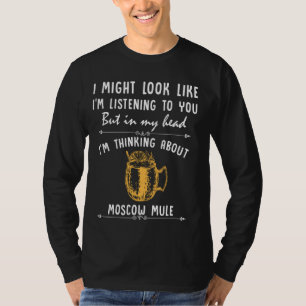 Moskva Mule Alcohol Drinker Vodka Beer Älskare T Shirt
