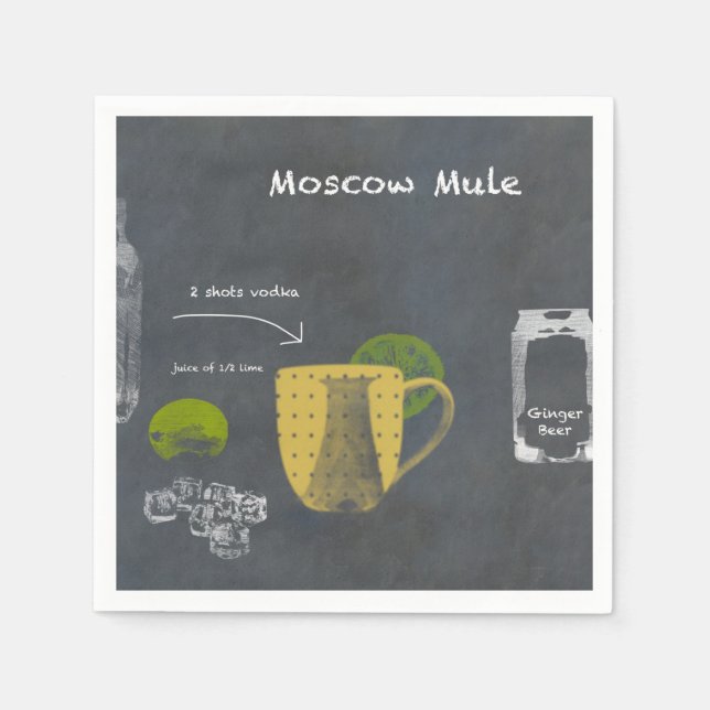 Moskva Mule Pappersservett (Framsidan)