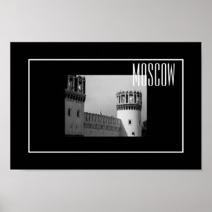 Moskva Novoavvikchy Convent Architecture Poster