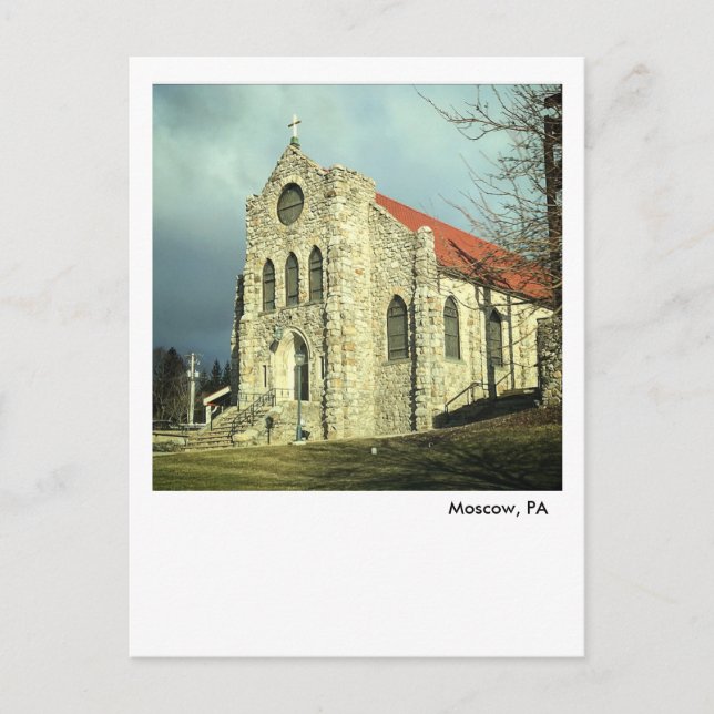 Moskva PA-vykort - Saint Catherine of Siena Church Vykort (Framsida)