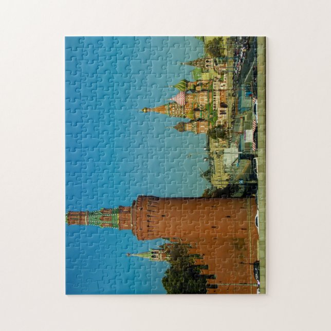 Moskva Red Square Ryssland Architecture Puzzle Pussel (Vertikal)