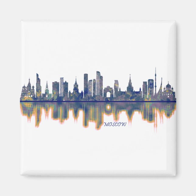 Moskva Skyline Magnet (Framsidan)