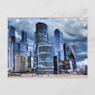 Moskva Skyline Vykort