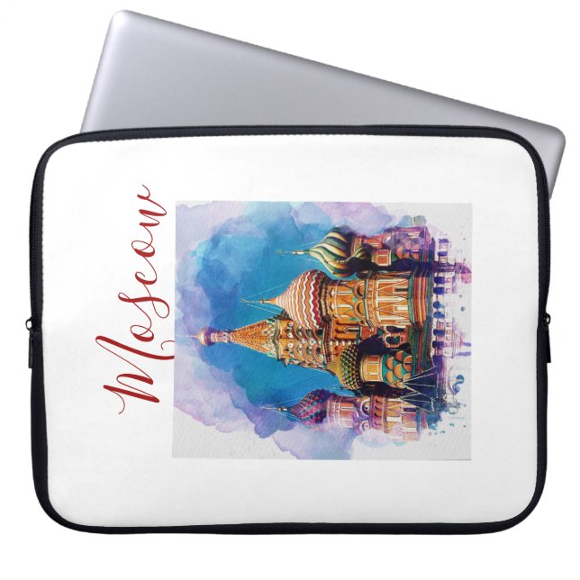 Moskva St. Basil's Computer Laptop sleeve (Framsidan)