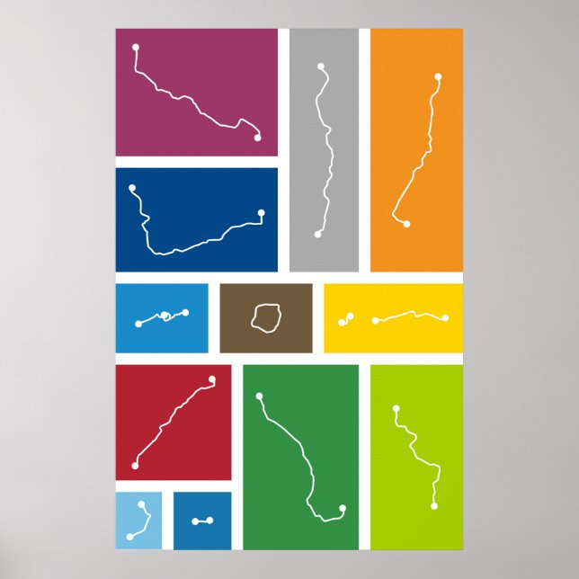 Moskva - Transit Palettes Poster (Framsidan)