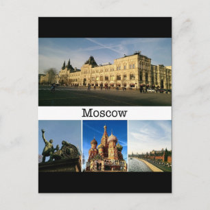 Moskva, vykort