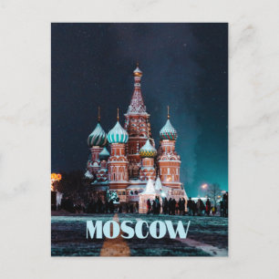 Moskvas katedral i St. Basil Vykort