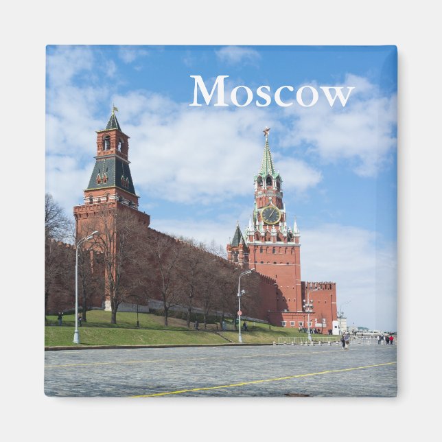 Moskvas röda torg magnet (Framsidan)