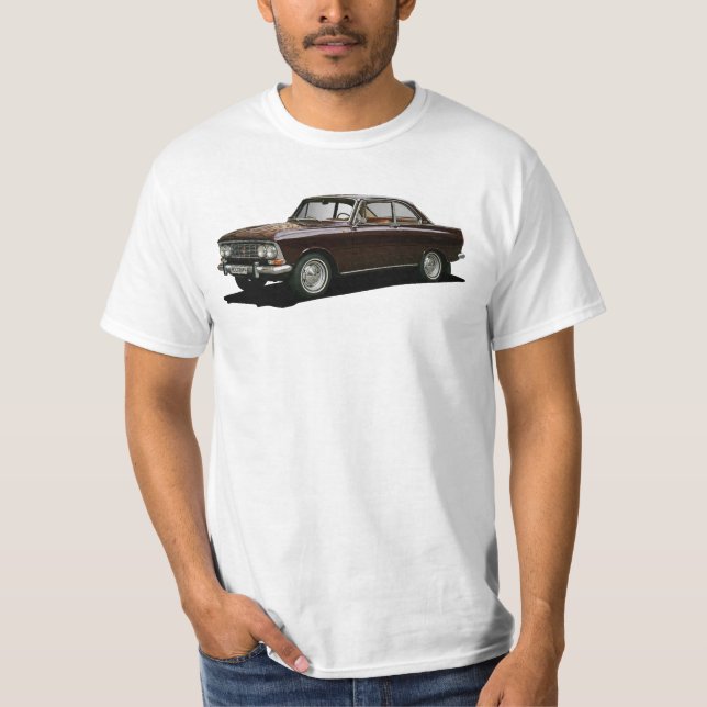 Moskvitch 408 Elite GT Coupé T Shirt (Framsida)