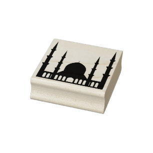 mosque byggnad art frimärke stämpel