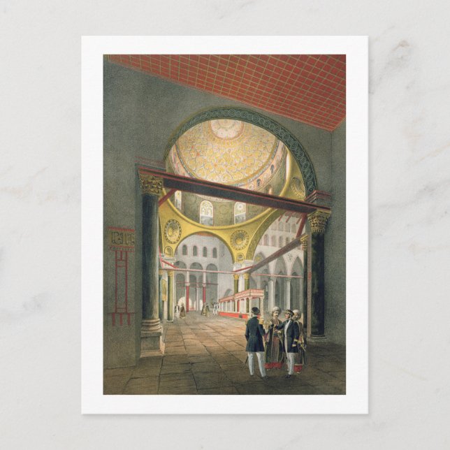 Mosque El Aksa från "Jerusalems Souvenirs", Vykort (Framsida)