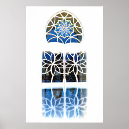 Mosque Foyer Window 1 vit Poster