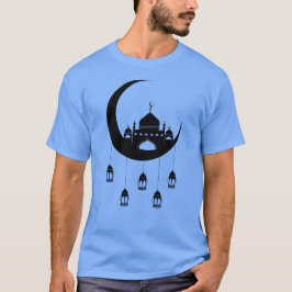 Mosque i Crescent Måne Fanous Ramadan T Shirt