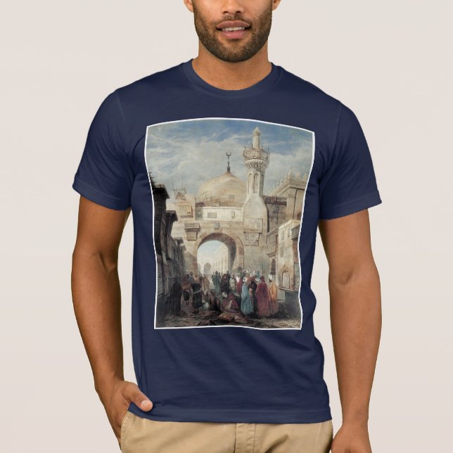 Mosque of Al Azhar i Kairo Tee Shirt (Framsida)