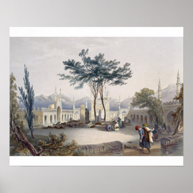 Mosque of Goolaum Hoossein Huzrut-Jee, Underbaren  Poster (Framsidan)