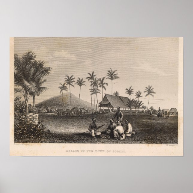 Mosque, Sooloo, Filippinerna Poster (Framsidan)