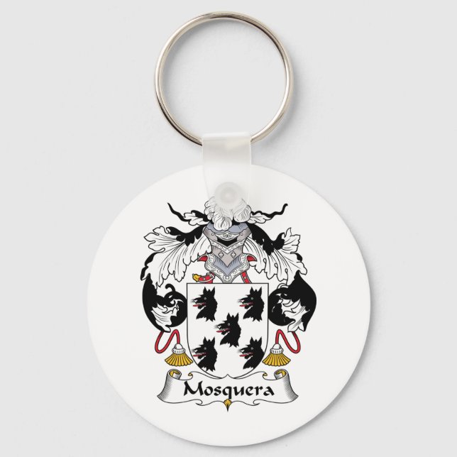 Mosquera Family Crest Nyckelring (Framsida)