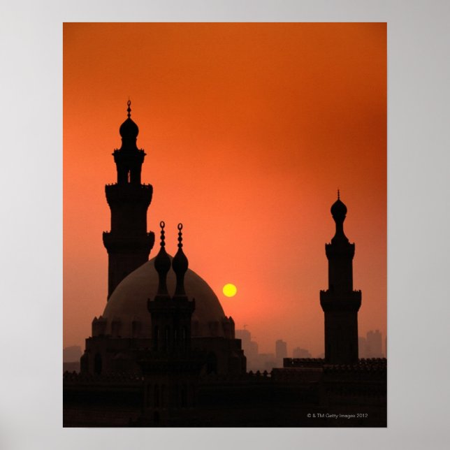 Mosques i Sunset Poster (Framsidan)