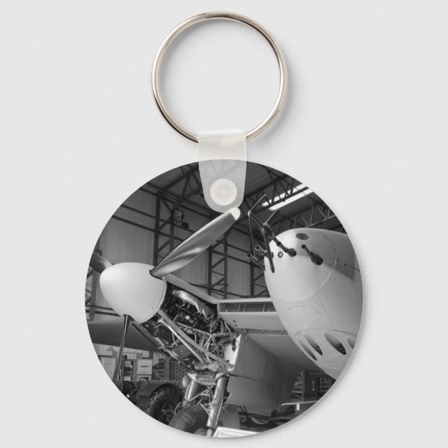 Mosquito.. av trä nyckelring (Framsida)