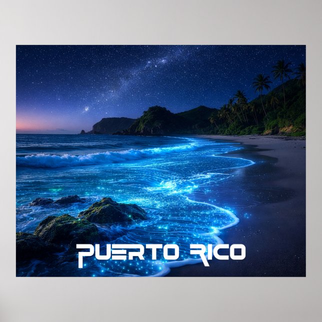 MOSQUITO BAY - PUERTO RICO POSTER (Framsidan)