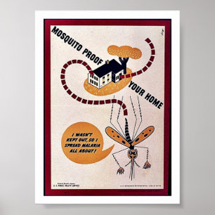 Mosquito Beff ditt hem Poster
