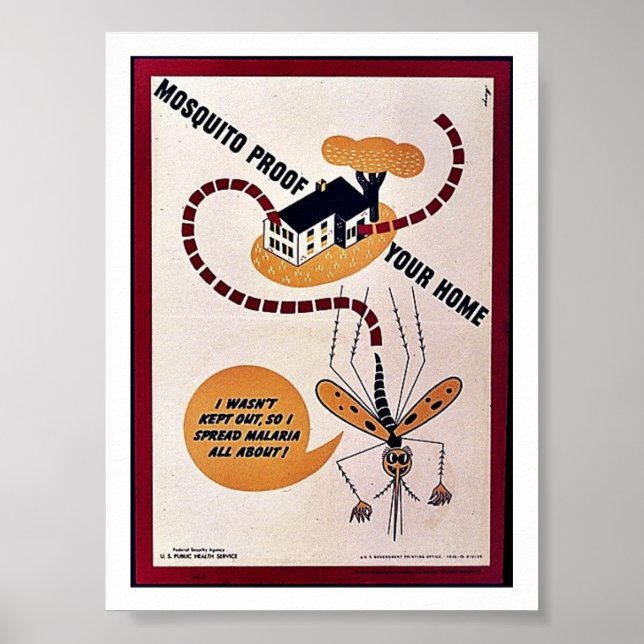 Mosquito Beff ditt hem Poster (Framsidan)