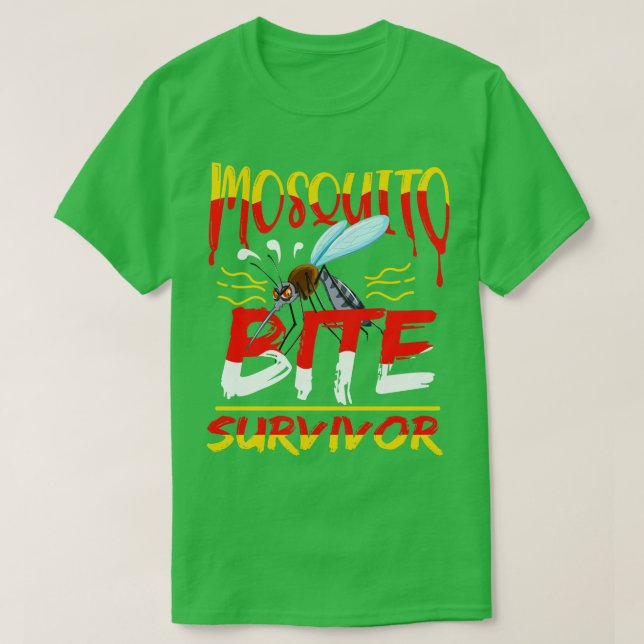 Mosquito Bita Survivor T Shirt (Design framsida)