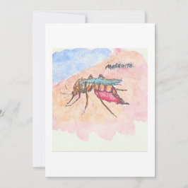 Mosquito Greeting Card Inbjudningar
