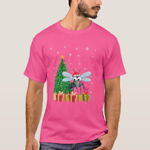 Mosquito Julafton Träd Lighting Santa Hat Mosquito T Shirt