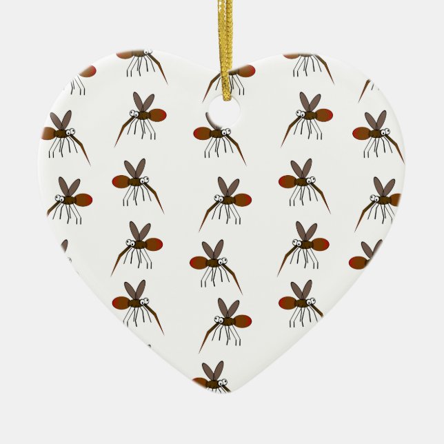 Mosquito Julgransprydnad Keramik (Framsidan)