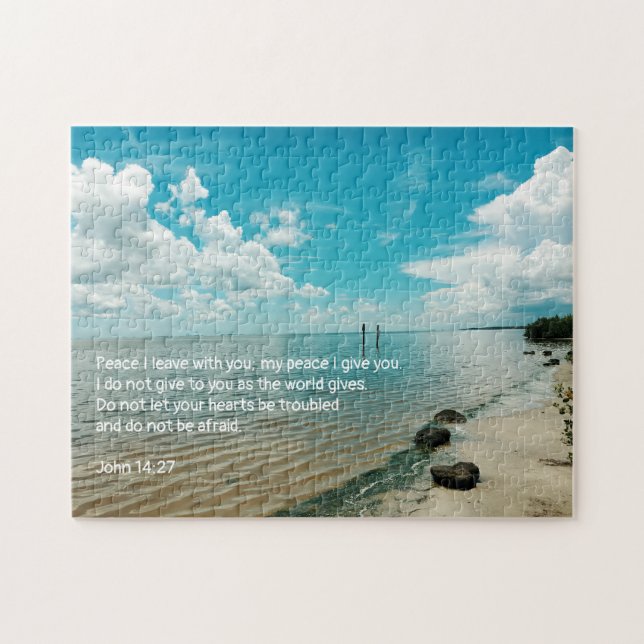 Mosquito Lagoon Christian Scripture Encouragement Pussel (Horisontell)
