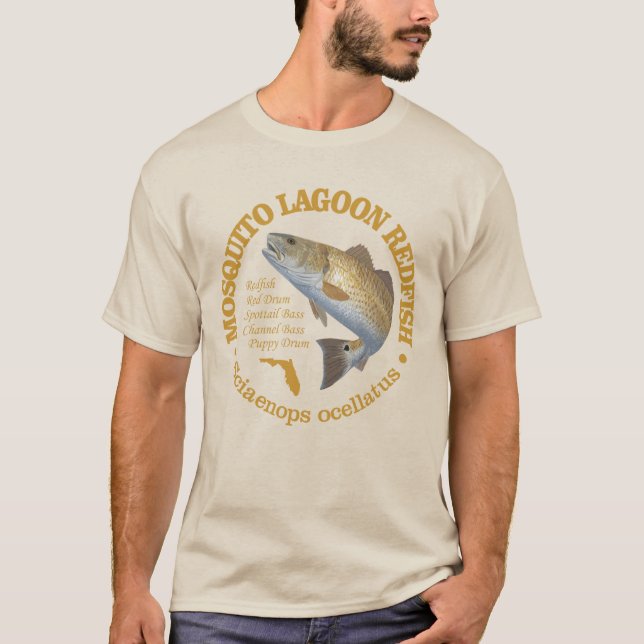 Mosquito Lagoon (kungsfisk) T Shirt (Framsida)
