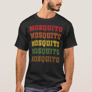 Mosquito Lettering Midge Costume Kärlek Gnat T Shirt