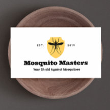 Mosquito Pest Control Shield Logotyp
