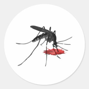 Mosquito Suck Runt Klistermärke