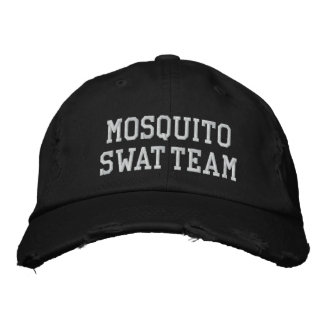 MOSQUITO SWAT TEAM HAT [Svart] Broderad Keps