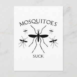 Mosquitoes Suck Vykort