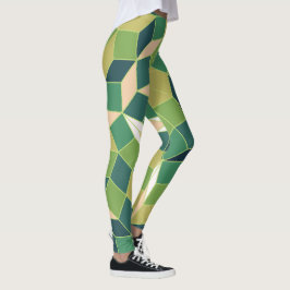 Moss Camouflage Mönster Leggings