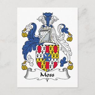 Moss Family Crest Vykort