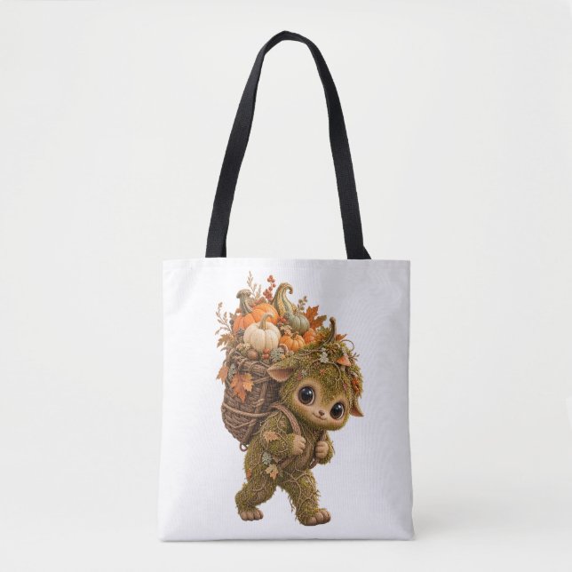 Moss Forest Sprite-handväskan Tygkasse (Framsida)