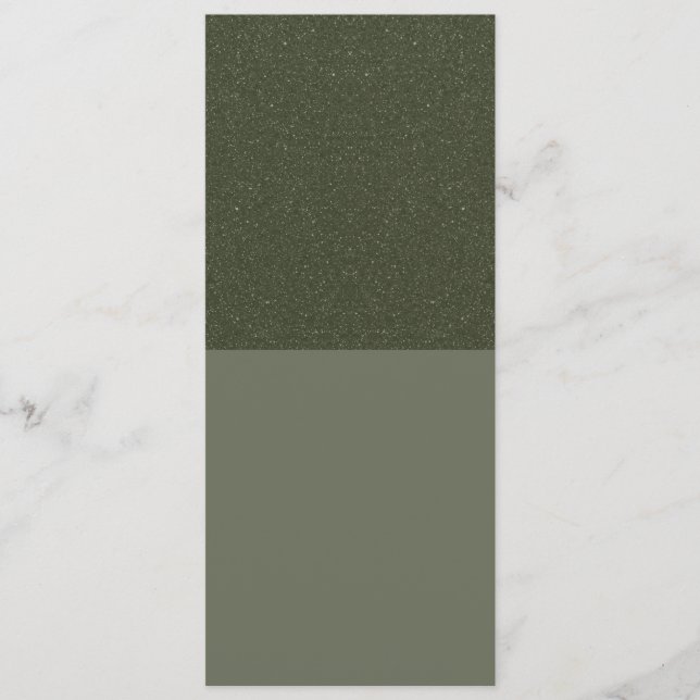 Moss Glitter Block Flat Program – Anpassningsbar (Framsida)