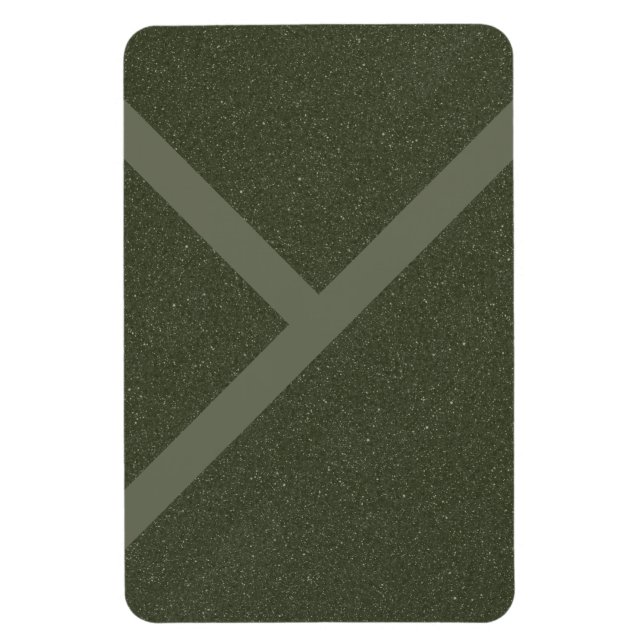 Moss Green Anpassad Magnet Med Textur – Anpassa (Vertikal)