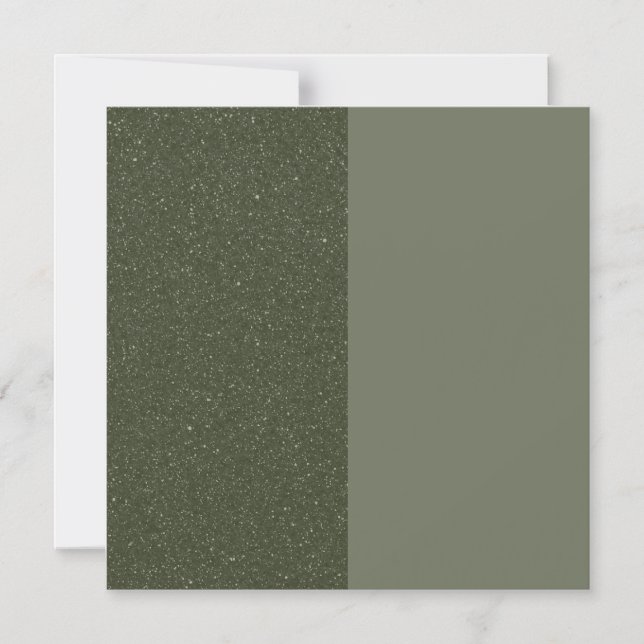 Moss Green Duo Tunn Magnetisk Kort – Anpassningsba (Framsida)