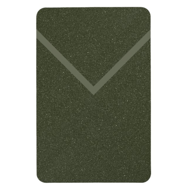 Moss Green Envelope-Style Magnet – Anpassningsbar (Vertikal)
