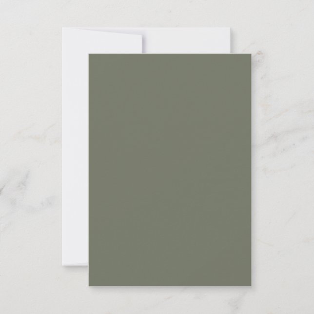 Moss Green Platt Tackkort Tack Kort (Framsida)