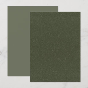 Moss Green Texture Kuvertkort – Anpassningsbart Tilläggskort