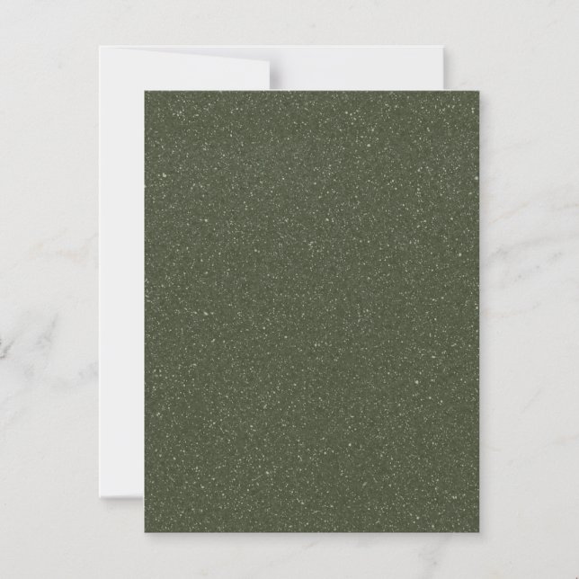 Moss Grön Textur Tunn Magnetisk Kort – Anpassa (Framsida)