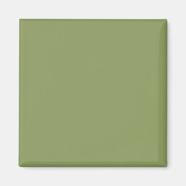 Moss-Grönt 8A9A5B Färg - med möjlighet att lägga t Magnet (Framsidan)